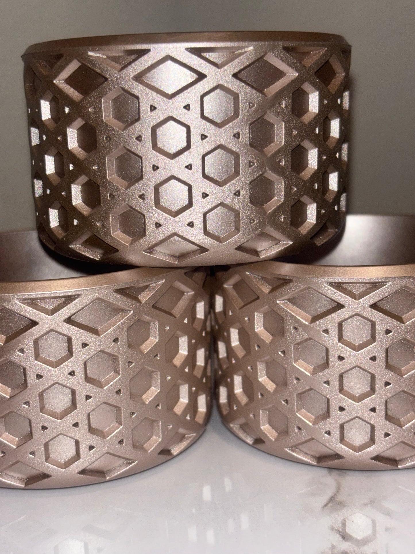 Metallic Gold Waffle Boot
