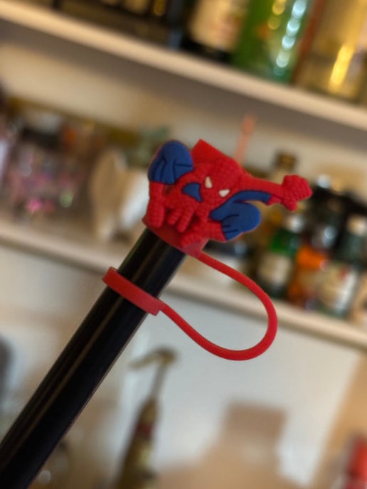 Spidey Straw Toppers